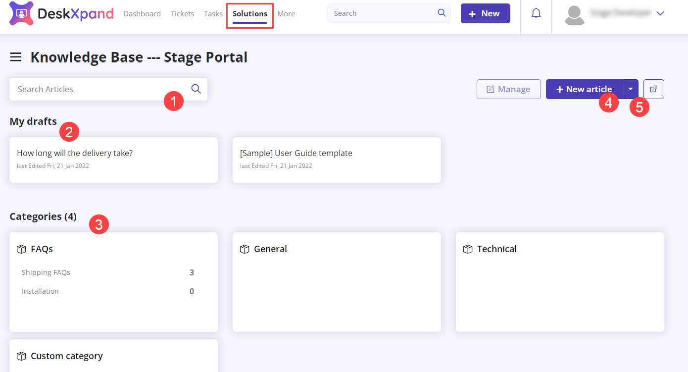 managing knowledge base